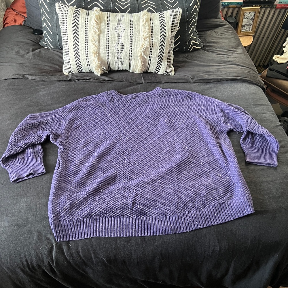 Universal Thread Purple Sweater - Picture 2 of 4